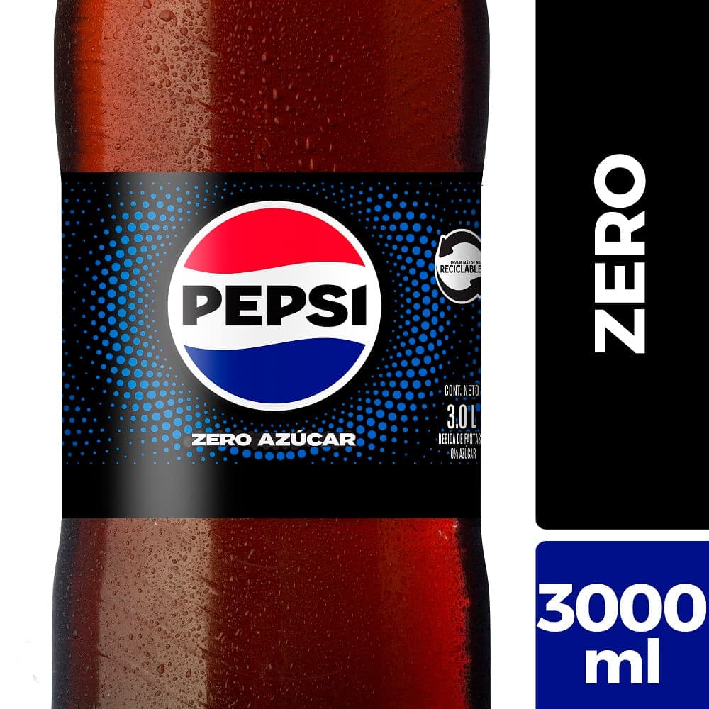 Bebida Pepsi Zero Desechable 3 L