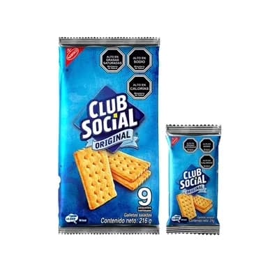 Galleta Club Social Pack 216 G