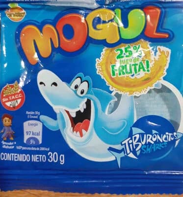 Caramelo Mogul Tiburoncitos 30 G