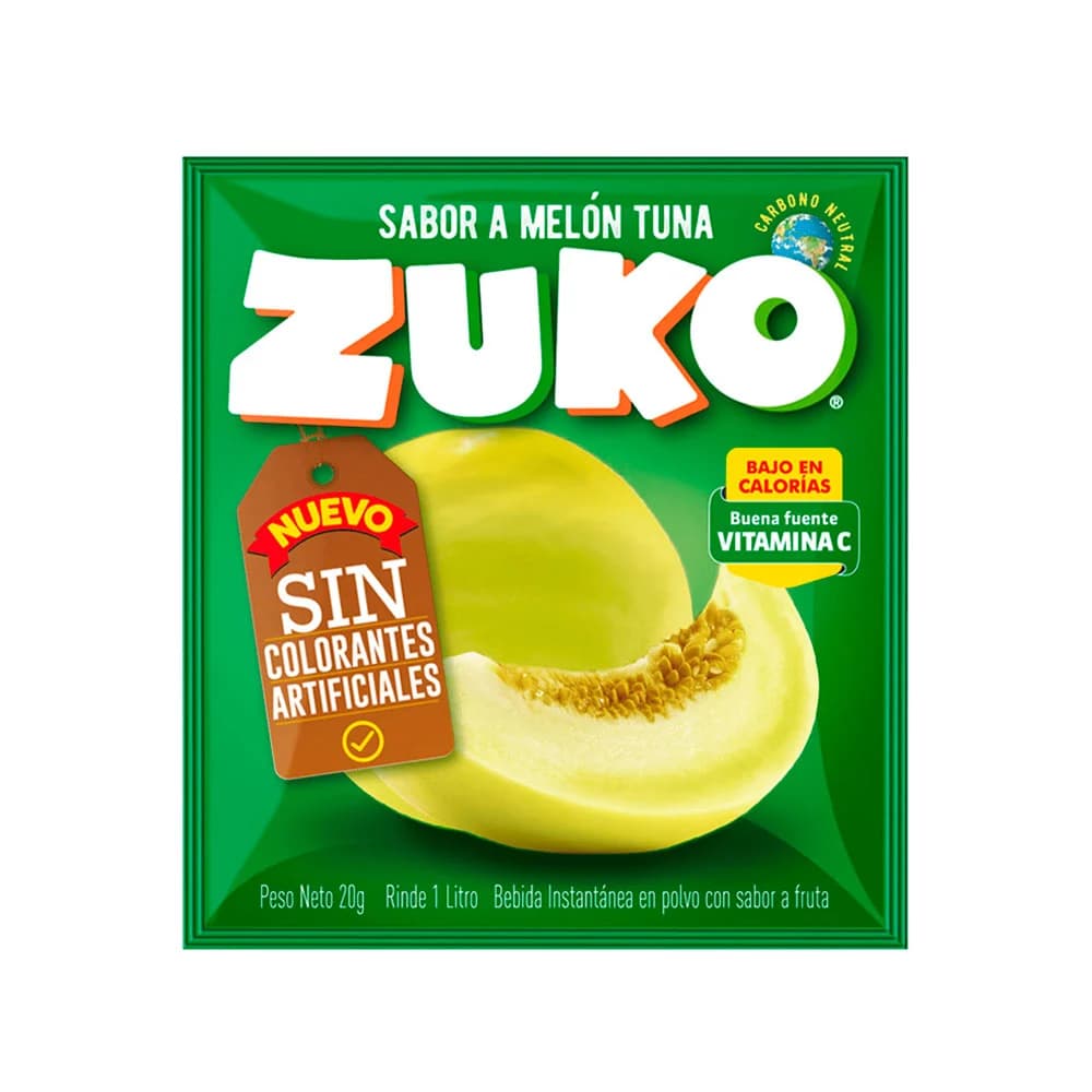 Jugo En Polvo Zuko Melon Tuna