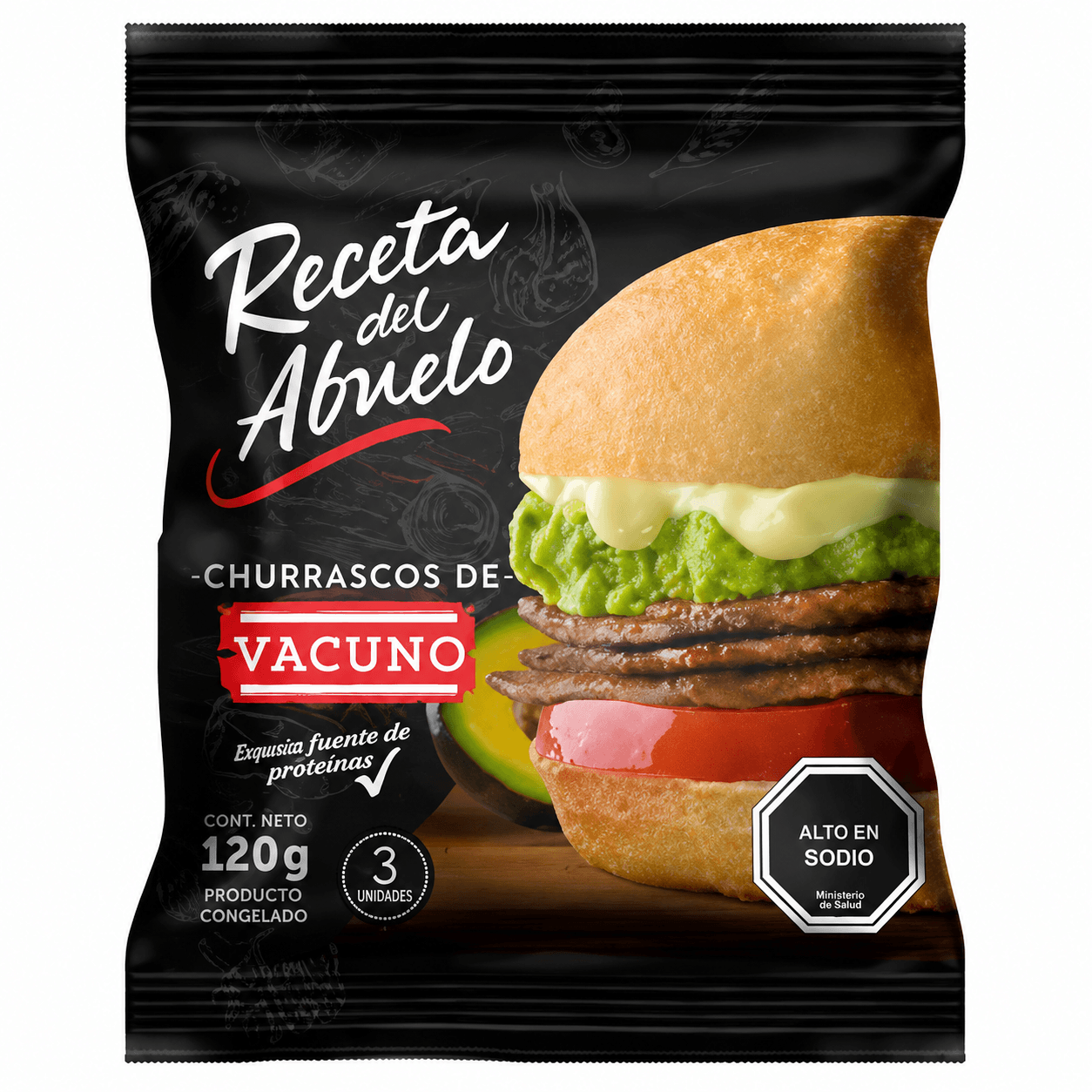 Churrasco Rda 3 un la Receta del Abuelo 120 G