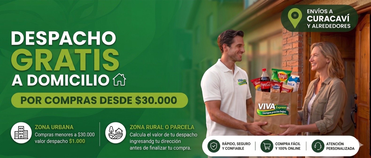 Despacho Gratis a Domicilio